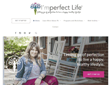 Tablet Screenshot of imperfectlife.com